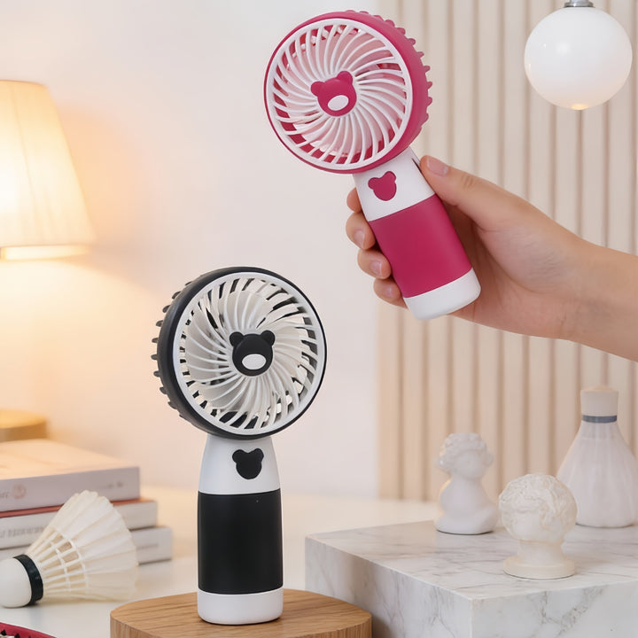 Women's portable handheld fan with joyful animal design Kalsten