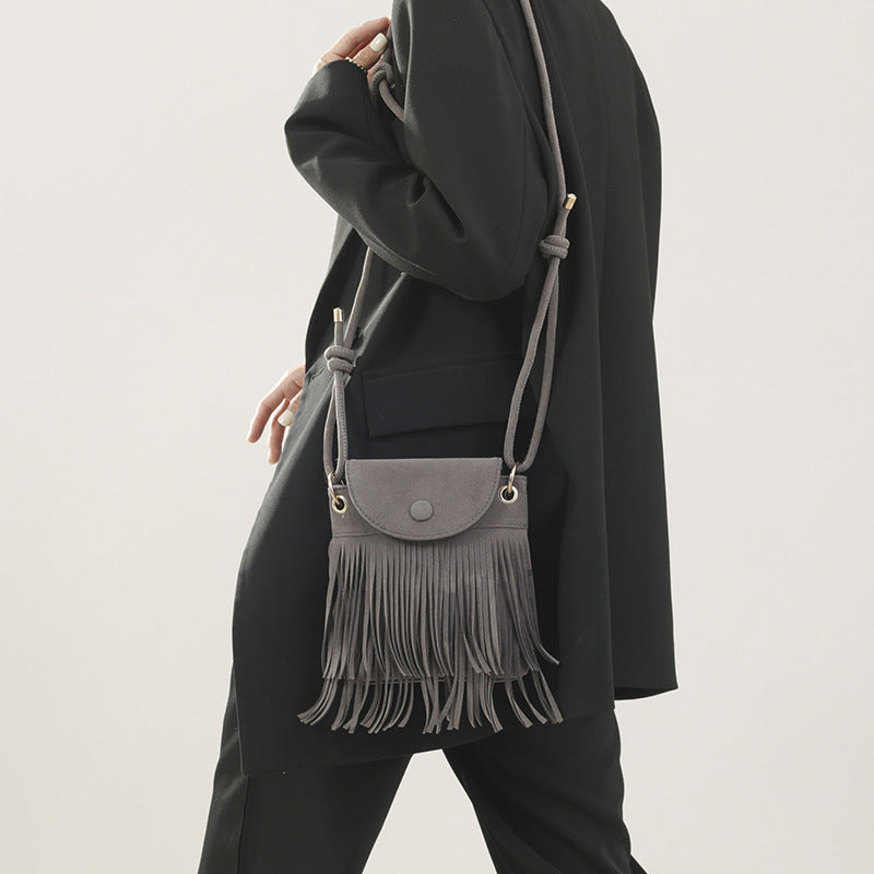 Bohemian Fringe Crossbody Bag Kalsten