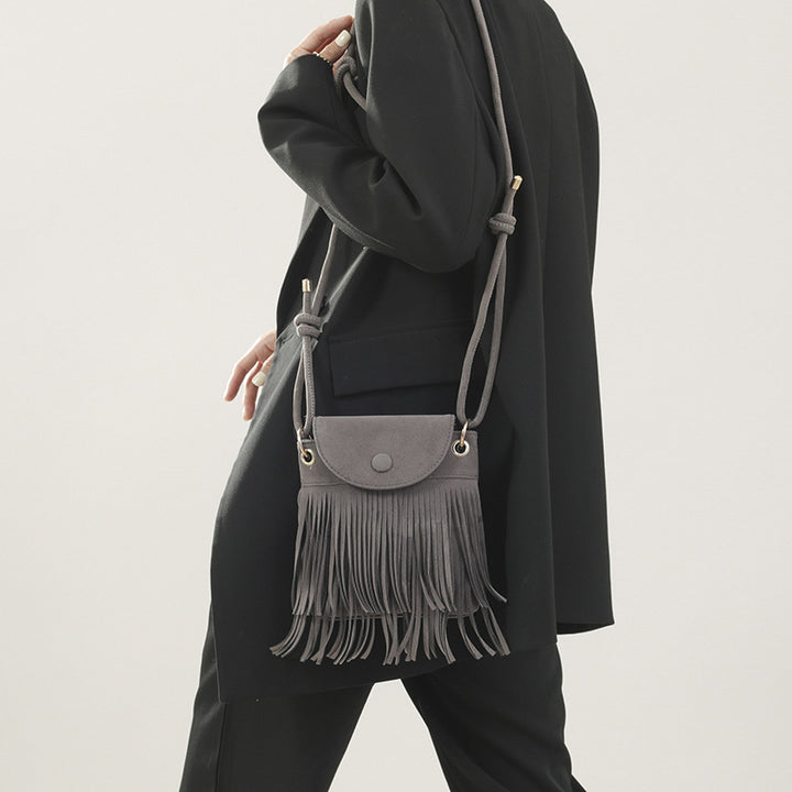 Bohemian Fringe Crossbody Bag Kalsten
