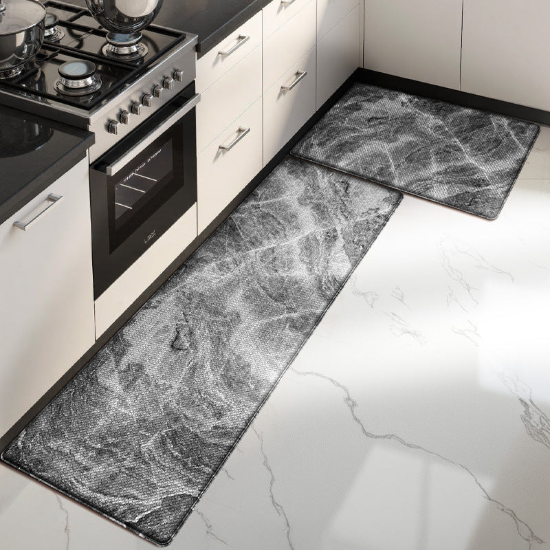 Floral Patterned Kitchen Comfort Mat