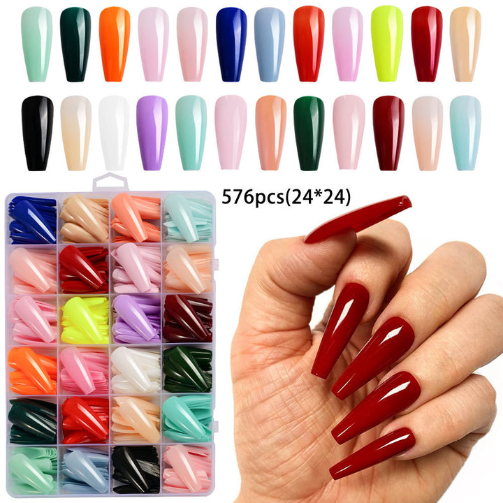 Premium Full Coverage Press-On Nail Tips Set