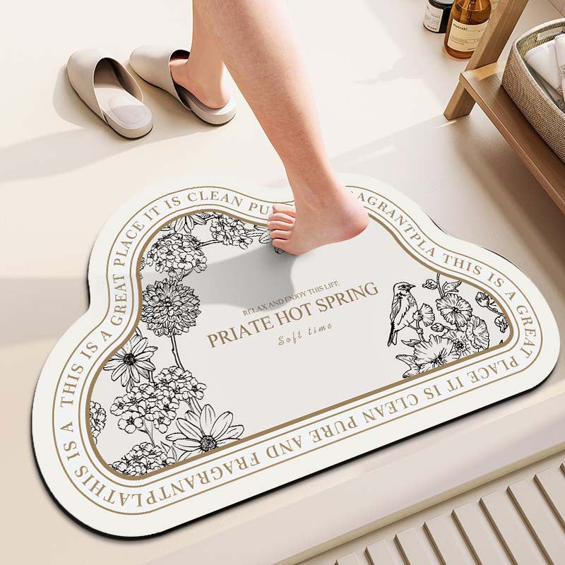 Decorative Cloud-Shaped Area Mat