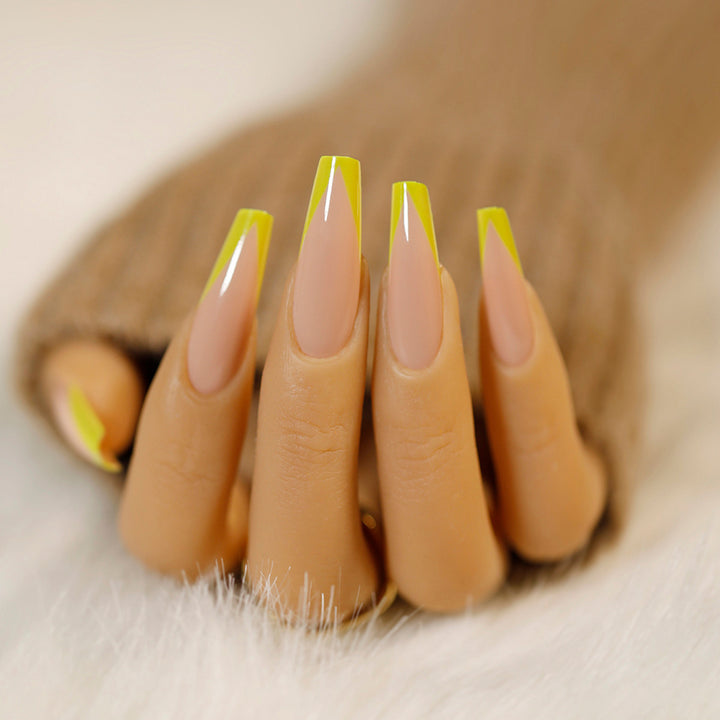Elegant Nail Art with Trendy French Tips Kalsten