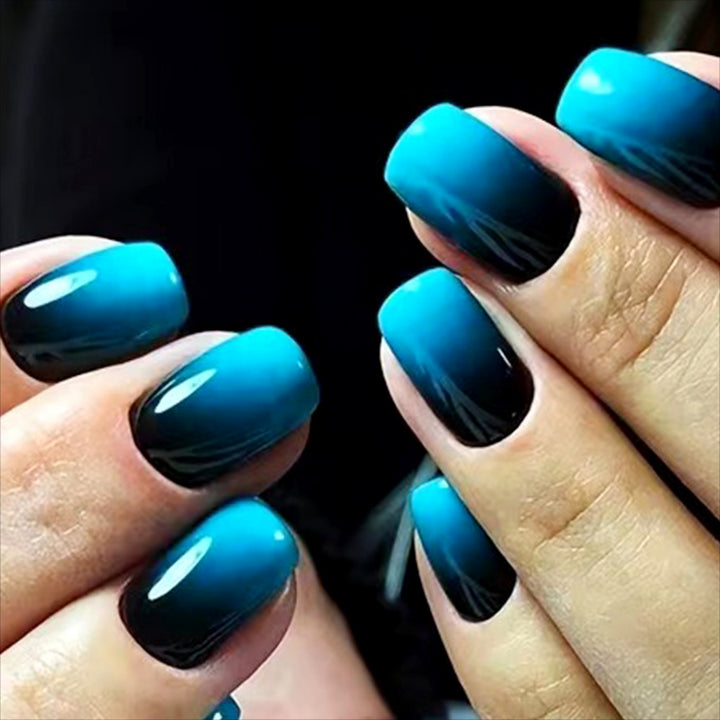 Luxurious Glossy Nail Extensions