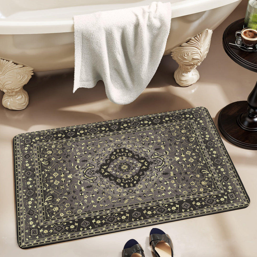 Luxurious Vintage-Inspired Bath Mat Kalsten