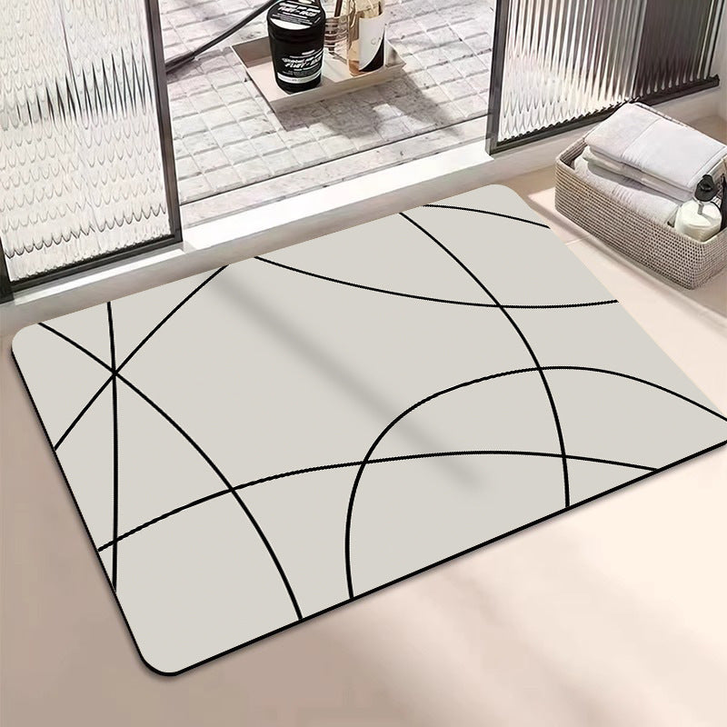 Geometric Patterned Bath Mat