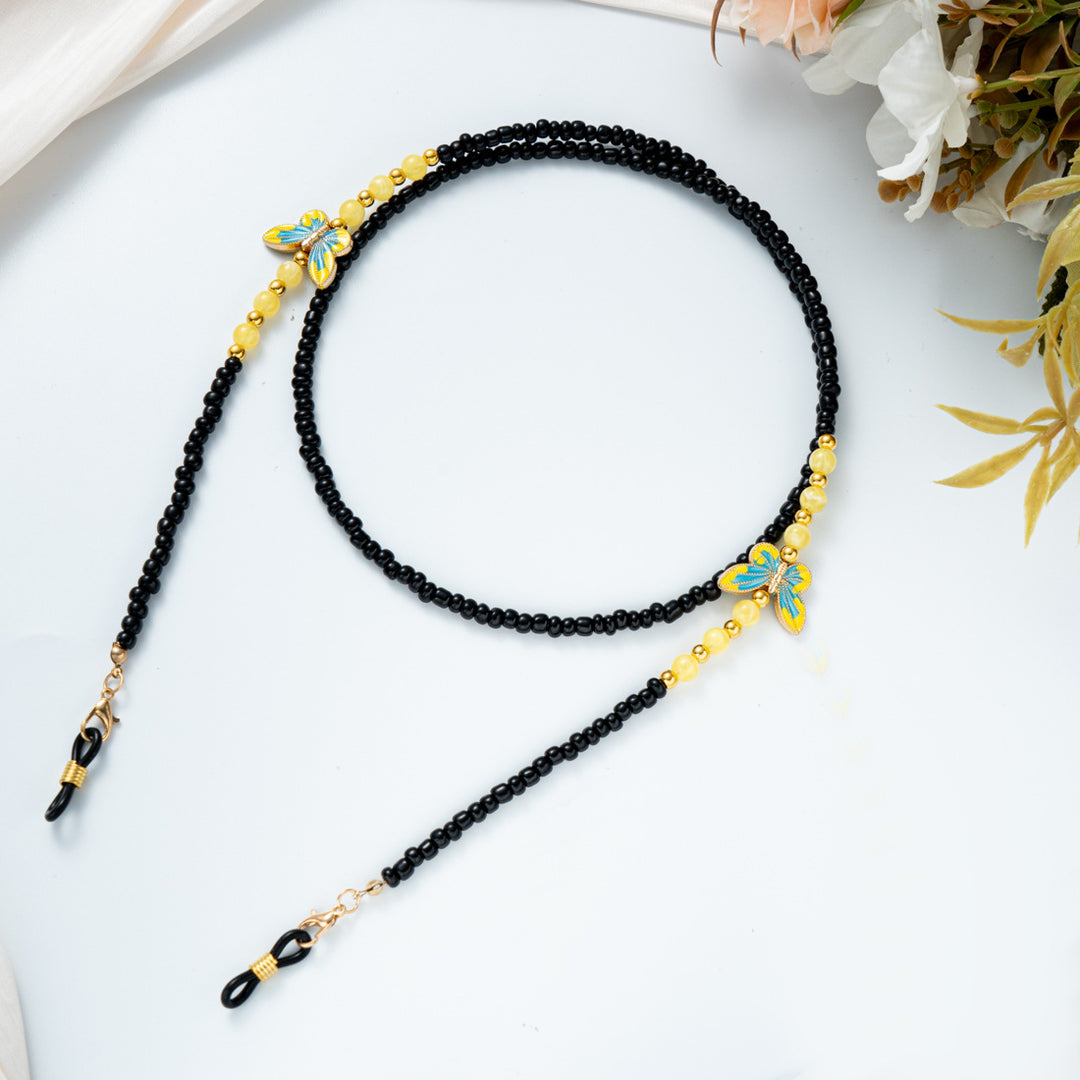Beaded Eyewear Chain with Decorative Elements Kalsten