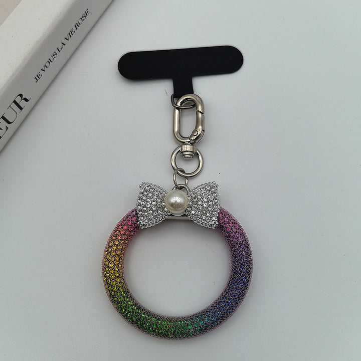 Elegant Rhinestone Bow Keychain Kalsten