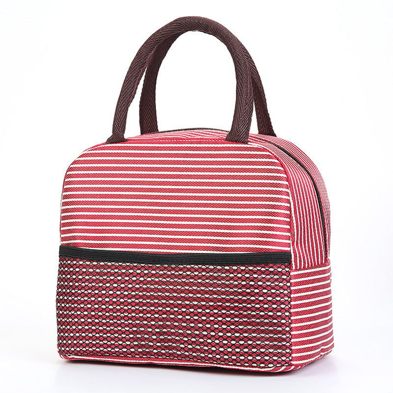 Insulated Striped Lunch Bag Kalsten