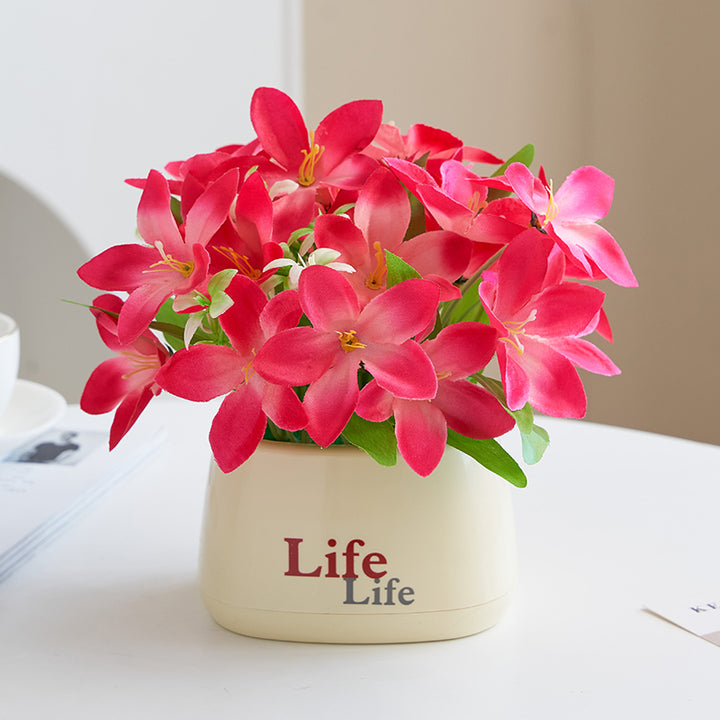 Lifelike Decorative Floral Arrangement