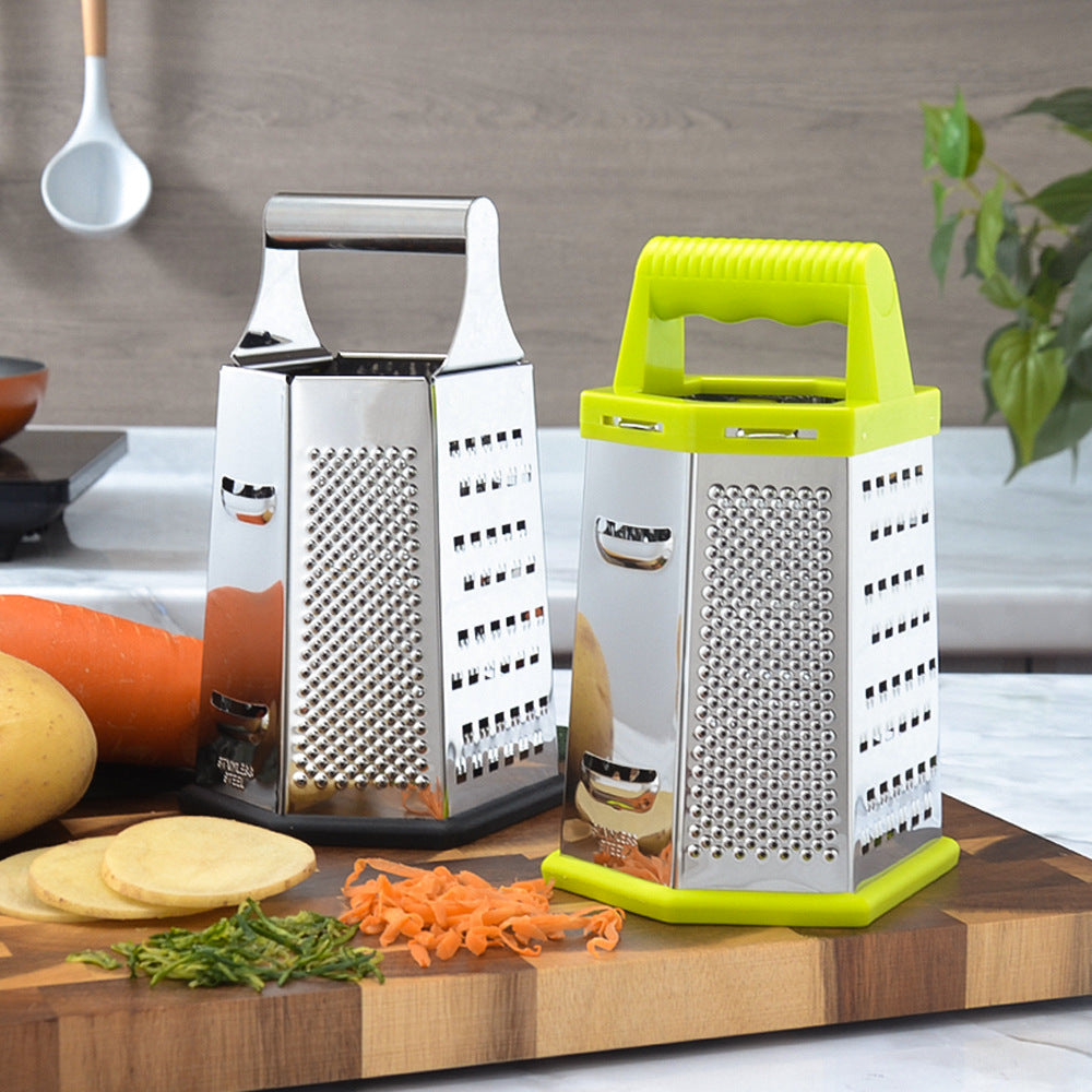 Multifunctional Stainless Steel Kitchen Grater with Non-Slip Handle Kalsten