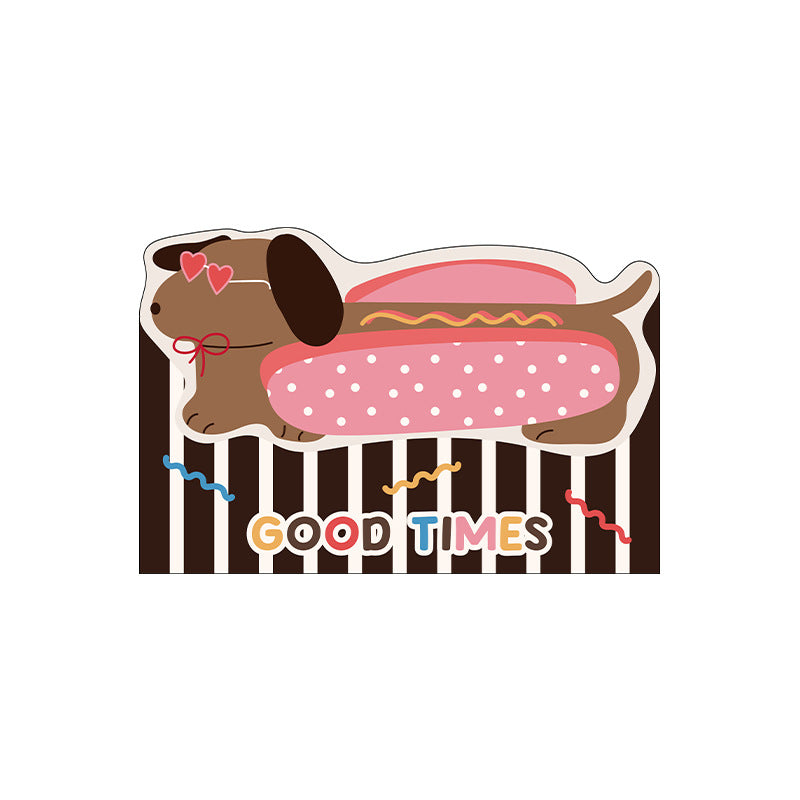 Playful Dog-Themed Welcome Mat
