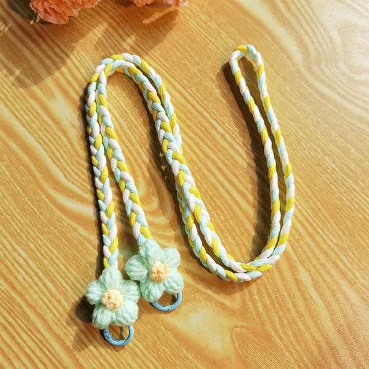 Woven Floral Pattern Utility Lanyard Kalsten