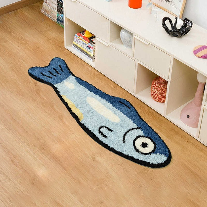 Playful Fish-Shaped Bath Mat Kalsten