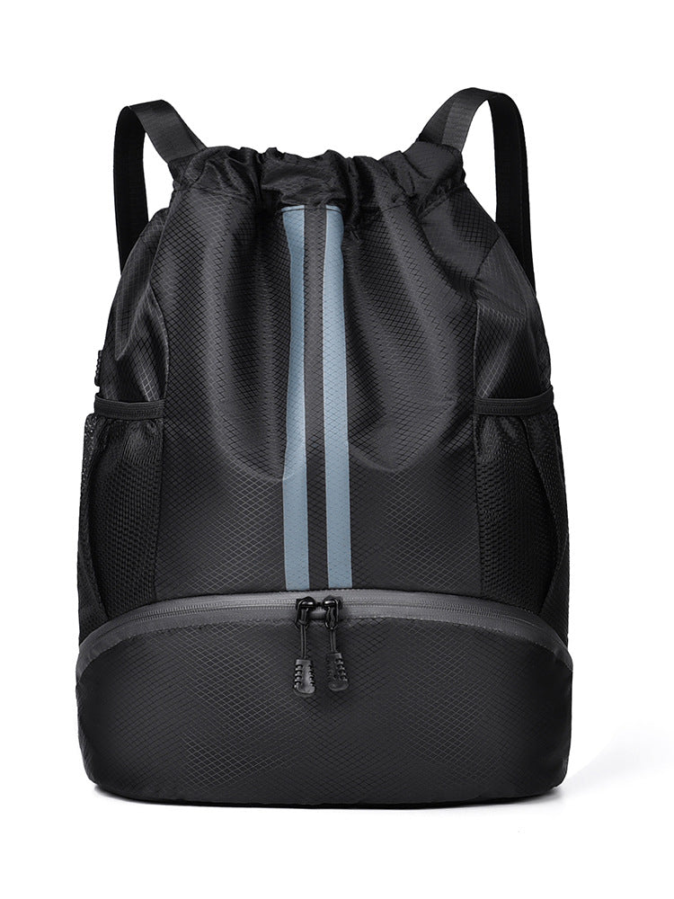 Sporty training backpack with breathable mesh sides and elastic drawstring Kalsten