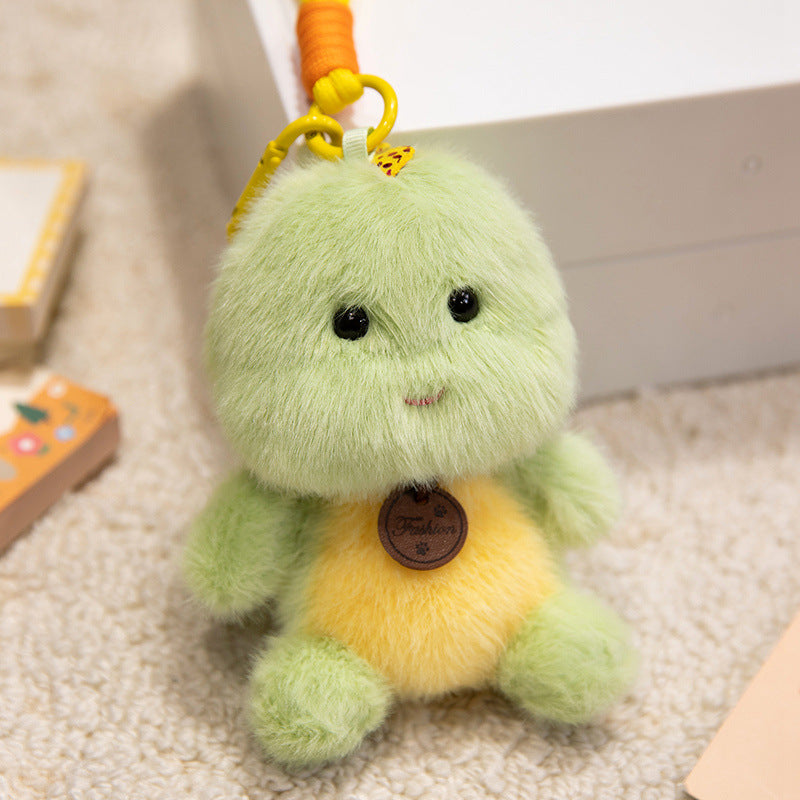 Plush Sitting Piglet Comforter Toy with Embroidered Paw Charm and Pendant Kalsten