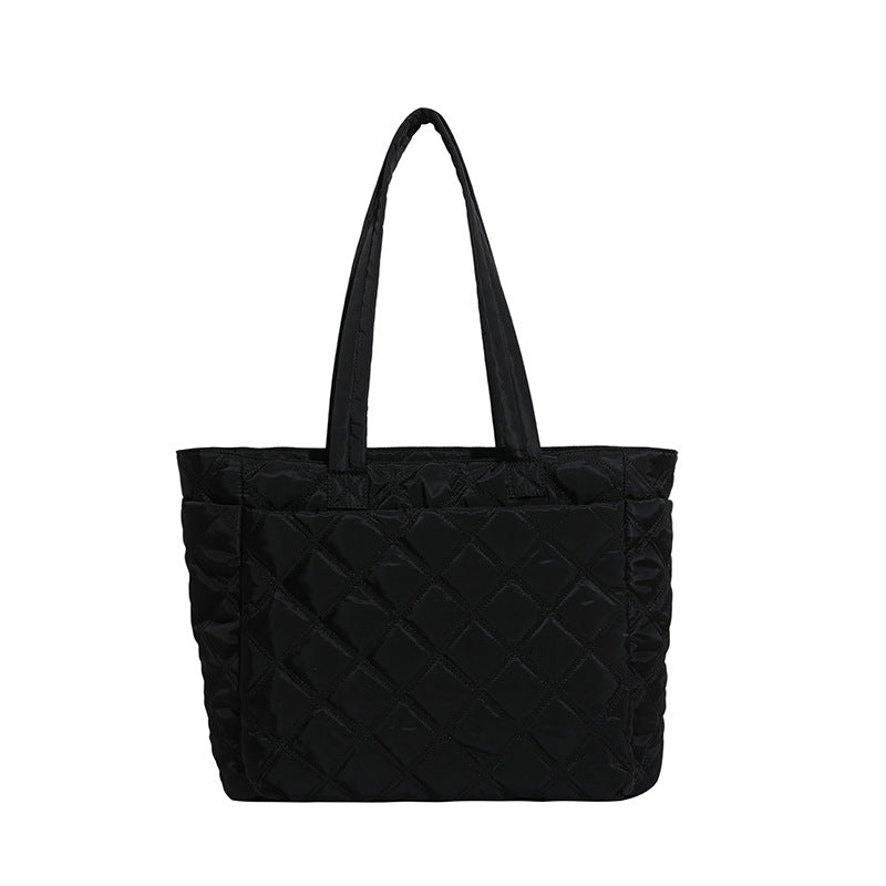 Insulated Quilted Tote Bag
