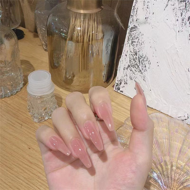 Stiletto-Shaped Glossy Press-On Nails Set