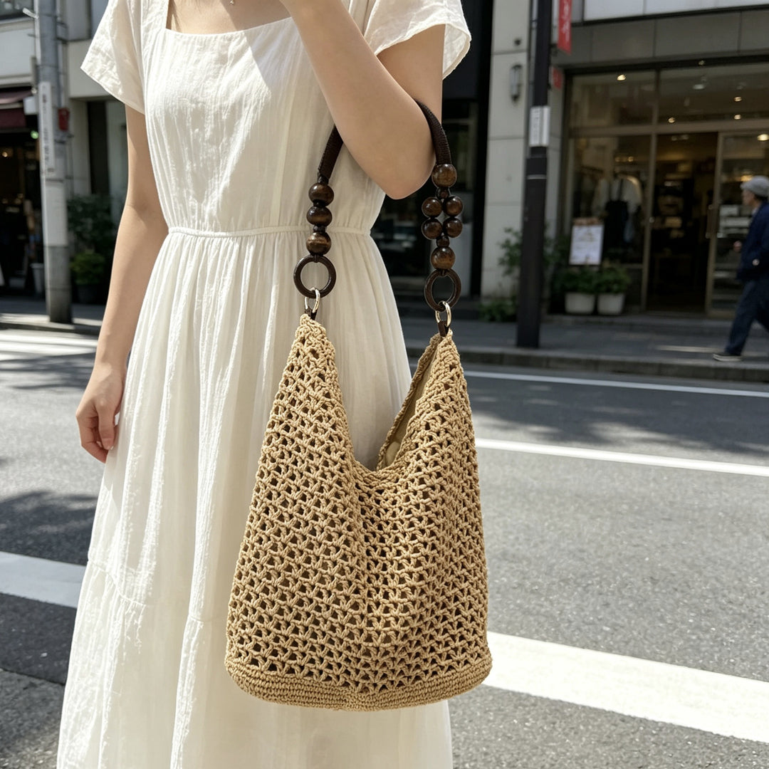 Trendy Macrame Tote Bag Kalsten