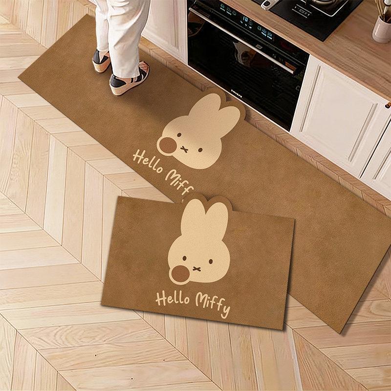Funny Cartoon Character Kitchen Mat