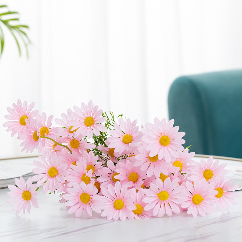 Decorative Silk Daisy Bouquet