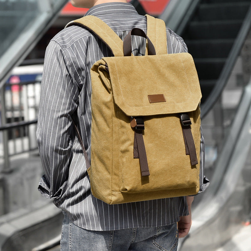Vintage Canvas Travel Backpack Kalsten