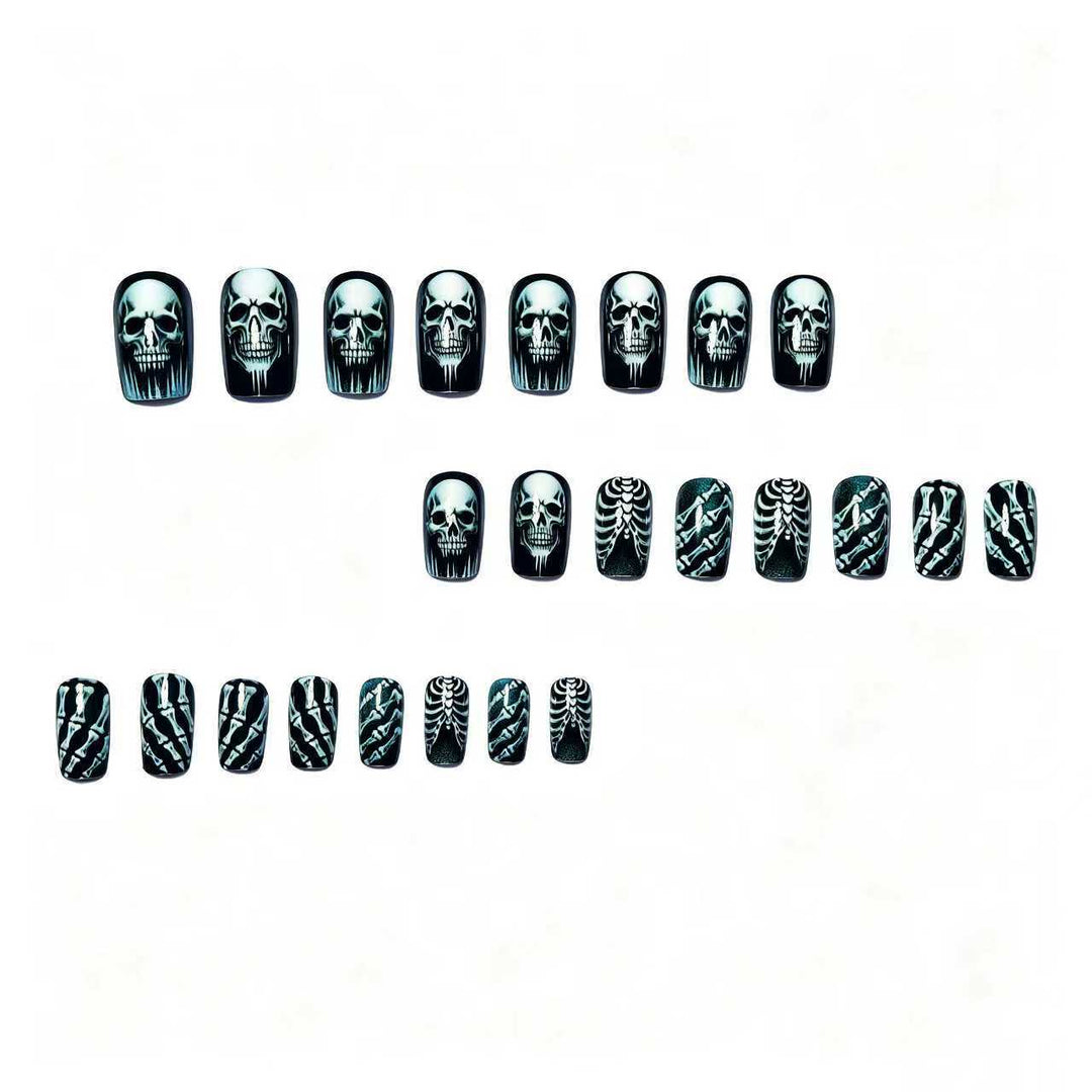 Gothic Skull and Bone Nail Art Set Kalsten