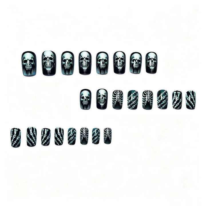 Gothic Skull and Bone Nail Art Set Kalsten