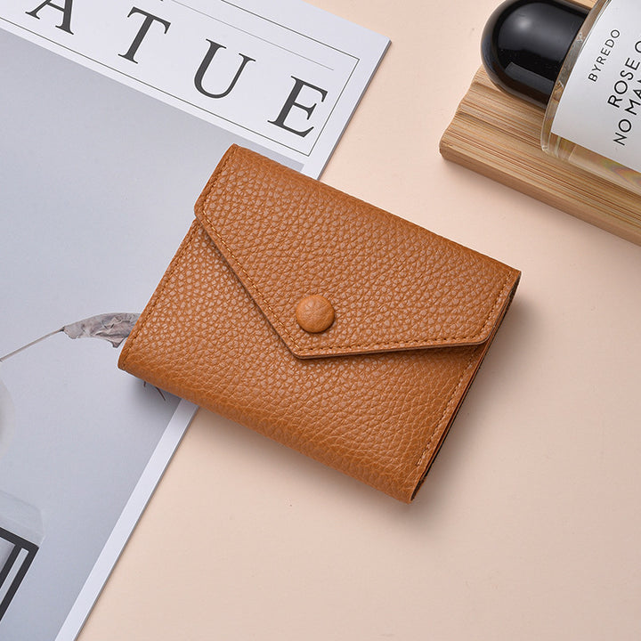Textured Leather Coin Wallet Kalsten