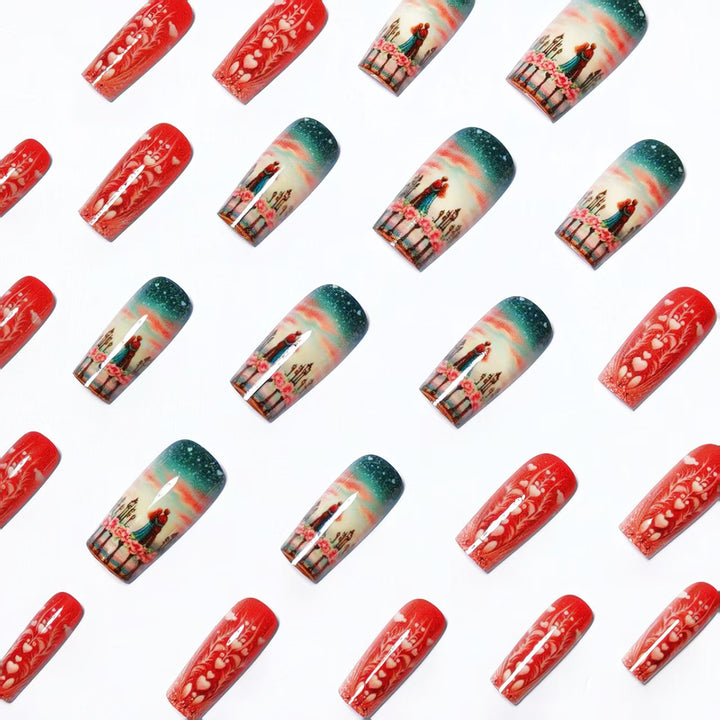 Romantic Scenic Nail Art Kalsten