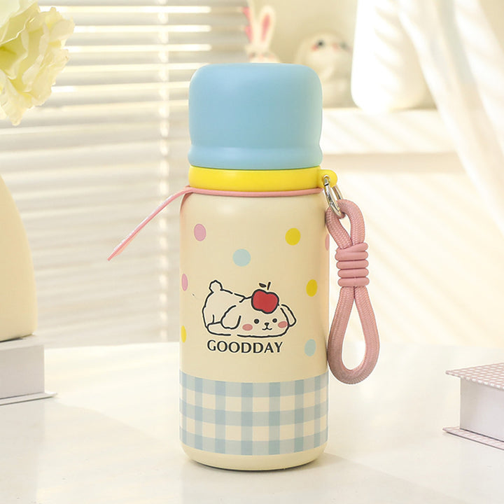Ladies thermos bottle with animal motif and carrying strap Kalsten