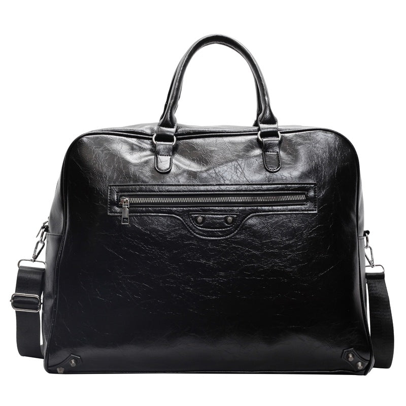 Luxurious Vintage-Inspired Leather Duffel Bag Kalsten