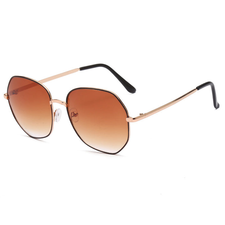 Ladies fashionable sunglasses with octagonal shape and polarized lenses Kalsten