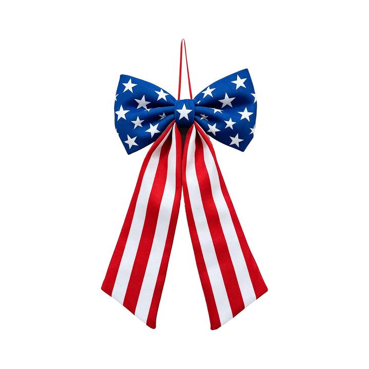 Ladies nano festive satin bow with hanging band and double ribbons Kalsten