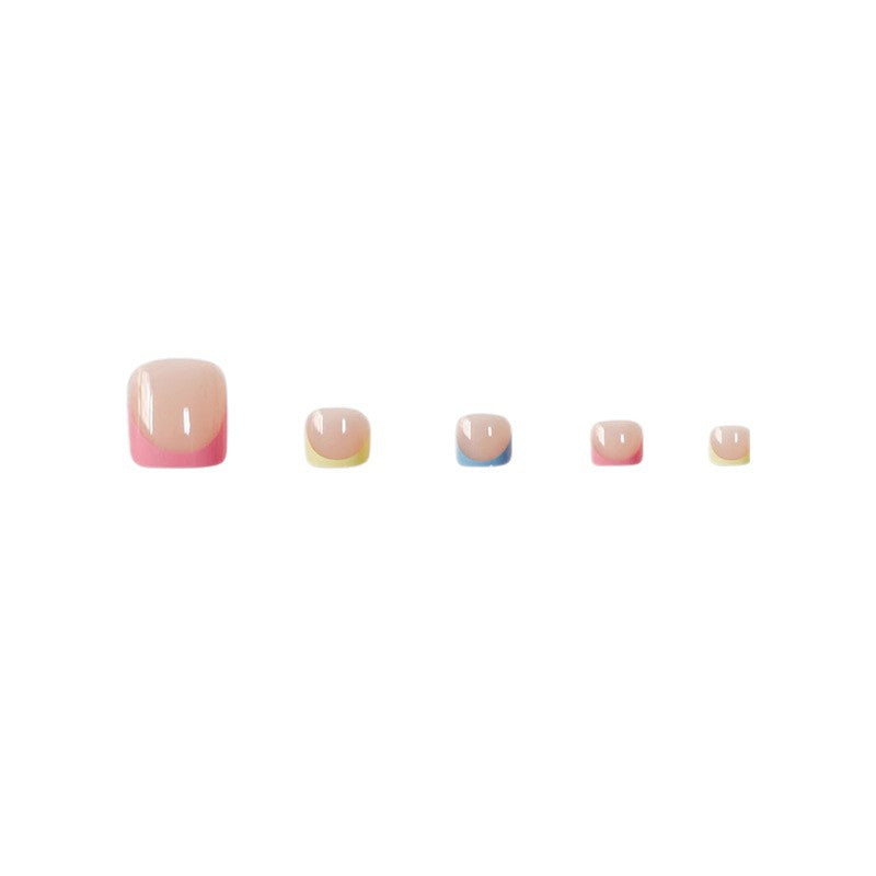 Elegant French Tip Nail Extensions Kalsten