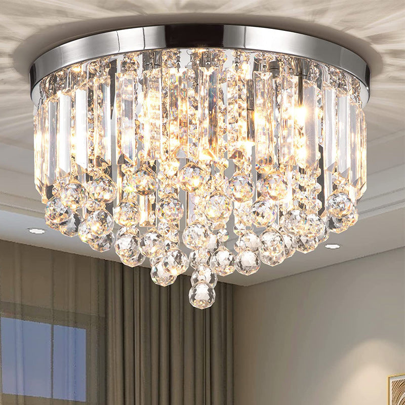 Crystal Glamour Flush Mount Light