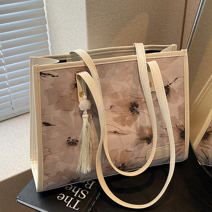 Elegant Floral Pattern Handbag