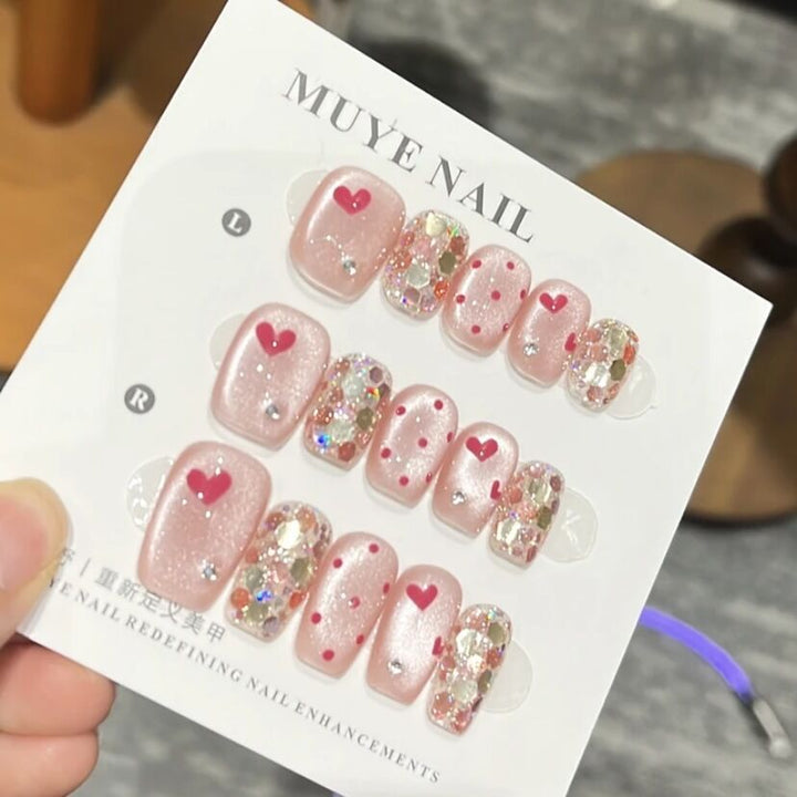 Decorative Press-On Nail Design Set Kalsten