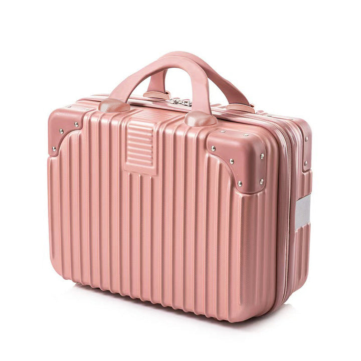 hard-shell cosmetic travel case with double top handles and reinforced corner protectors Kalsten