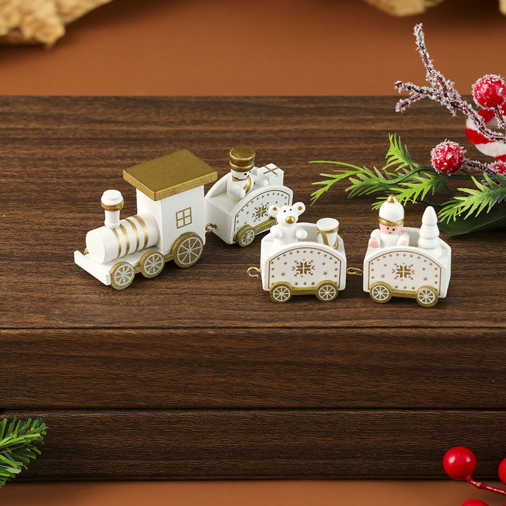 Christmas-Themed Wooden Train Decoration Kalsten