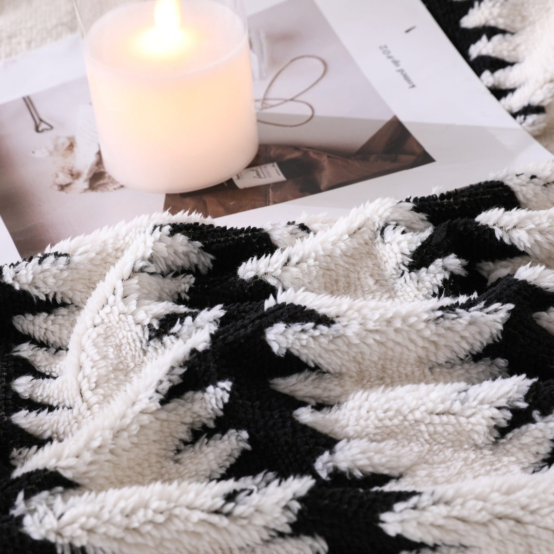 Chic Floral Pattern Throw Blanket Kalsten