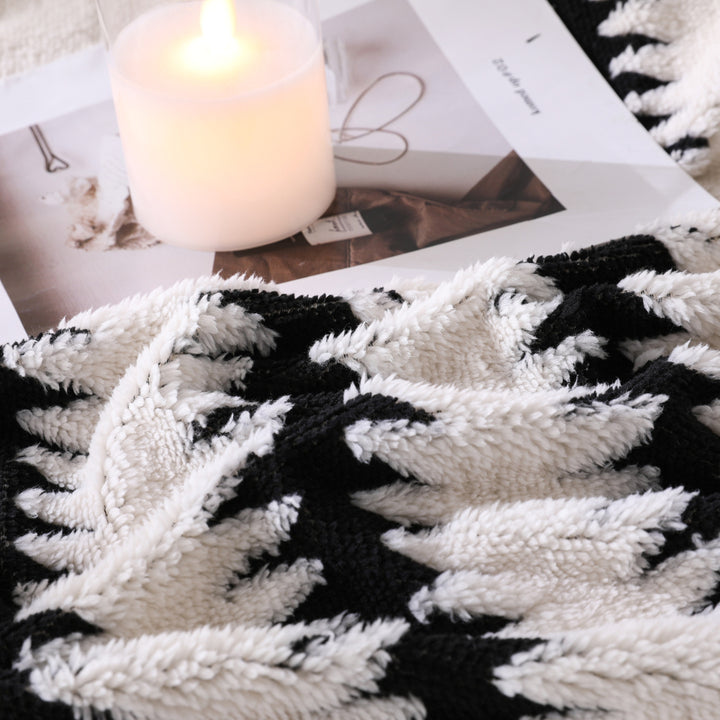 Chic Floral Pattern Throw Blanket Kalsten