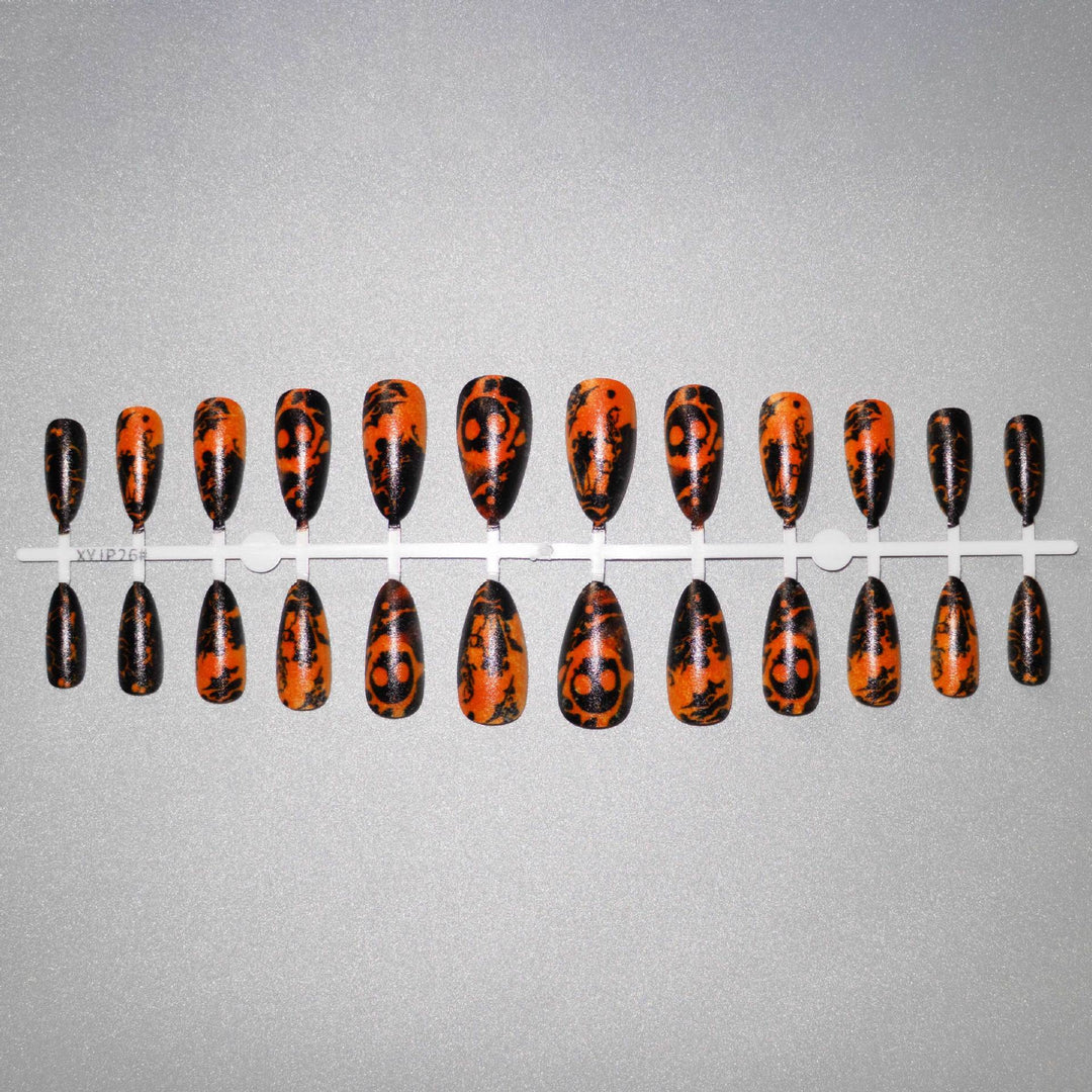 Halloween-Themed Acrylic Nail Art Set
