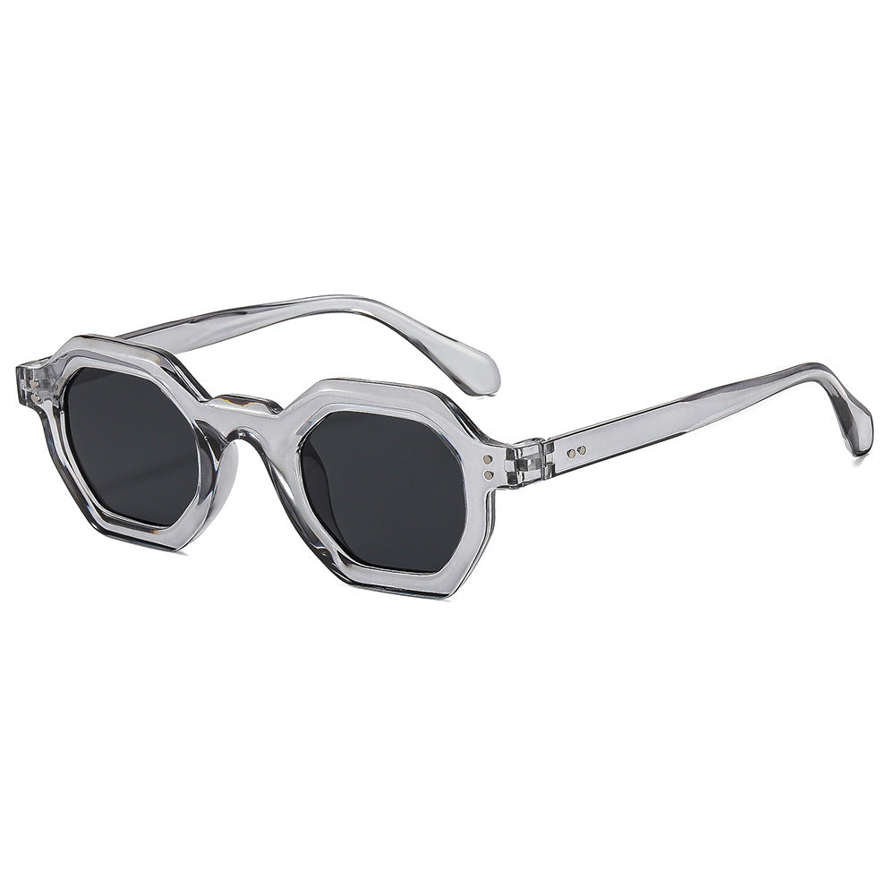 Women's octagonal sunglasses with stylish pattern and UV protection Kalsten