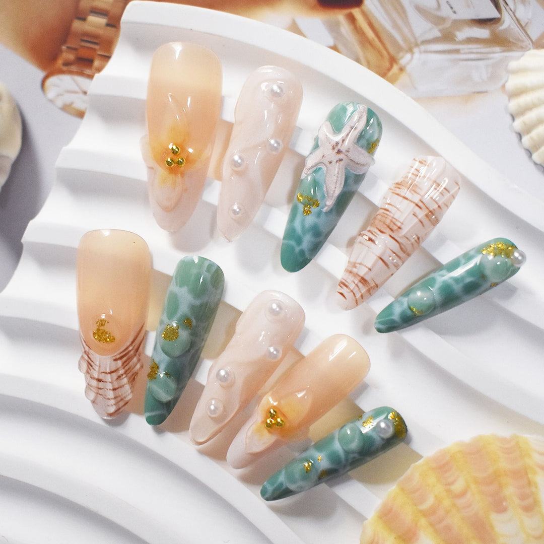 Artistic Fantasy Press-On Nail Set Kalsten