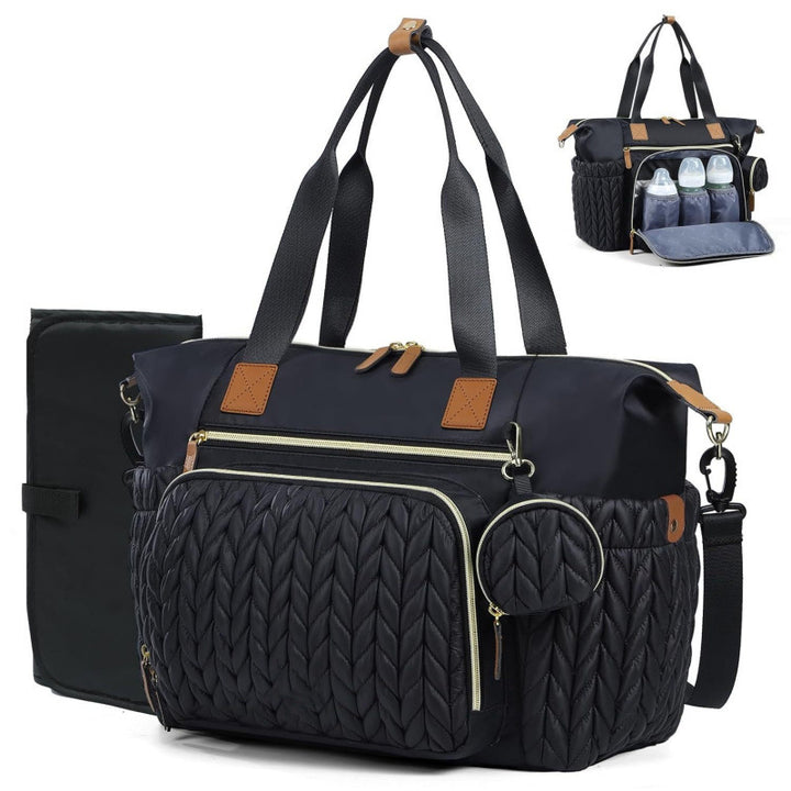 Elegant diaper bag with insulated compartments Kalsten