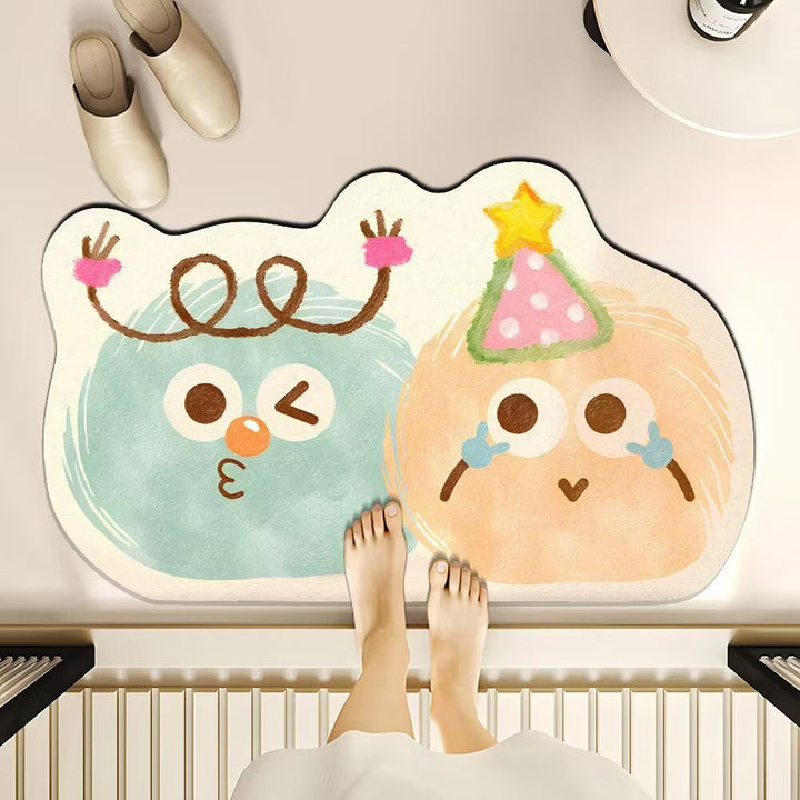 Cute Dessert-Themed Bath Mat