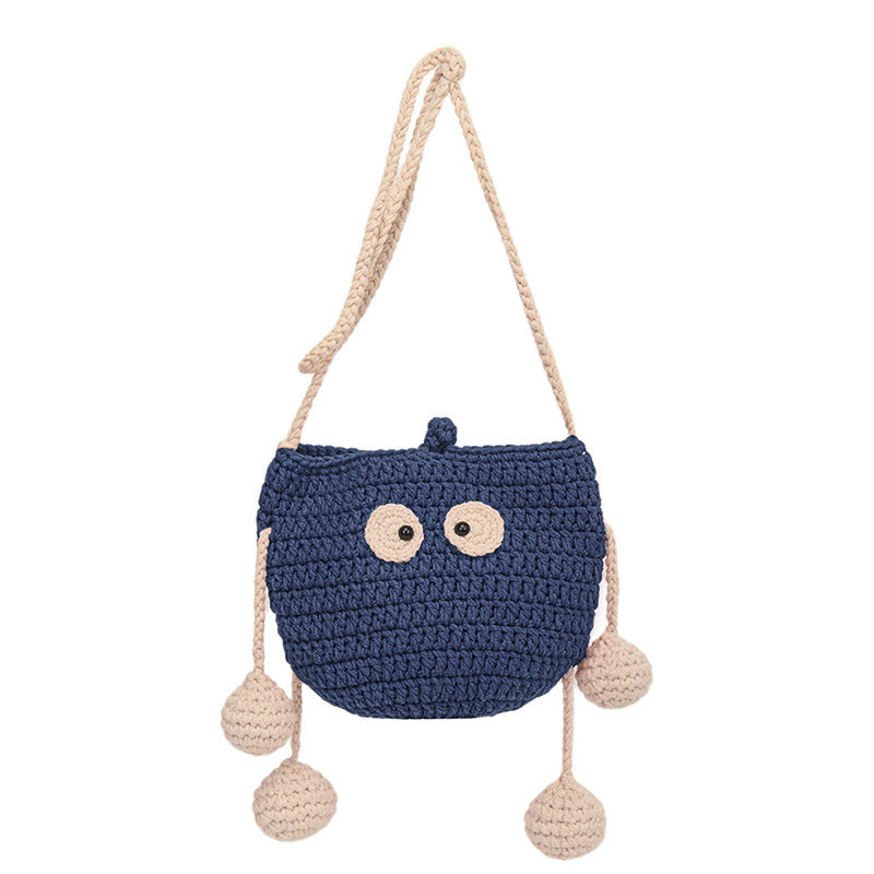 Cute Character Mini Crochet Handbag