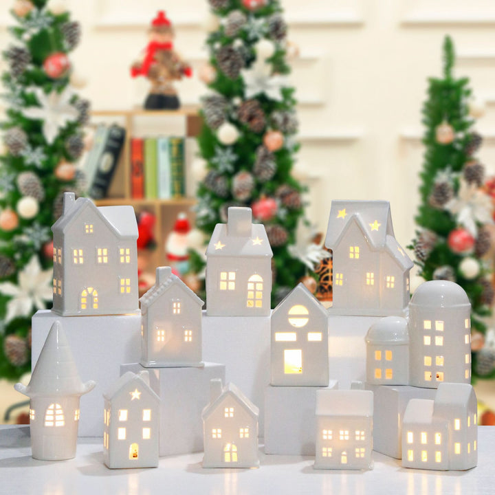 Ceramic House-Shaped Night Light Kalsten