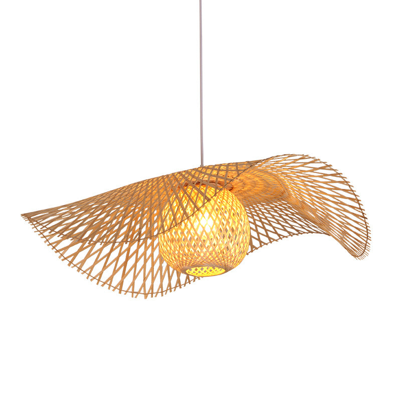 Artistic Wave-Designed Pendant Light